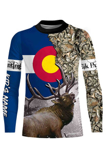 Colorado Elk Hunting Custome Name 3D All Over Printed Shirts Personalized gift TATS136