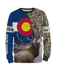 Load image into Gallery viewer, Colorado Elk Hunting Custome Name 3D All Over Printed Shirts Personalized gift TATS136