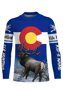Colorado Elk Huting Custome Name 3D All Over Printed Shirts Personalized Gift TATS142
