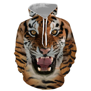 Tiger 3D All over print oversize shirts, long sleeves, hoodie - TATS168