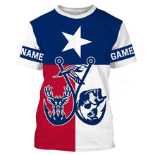 Load image into Gallery viewer, Texas Game and Fish Custom name 3D All over print shirts personalized gift - TATS162
