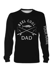 Load image into Gallery viewer, Reel Cool Dad Funny Quote Custom Name Fishing Shirt Personalized Gift TATS109