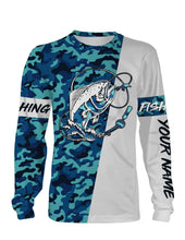 Load image into Gallery viewer, Mahi Mahi Fishing Sea Camo Custom Name Full Printing Shirts Personalized Gift TATS112