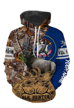 Load image into Gallery viewer, Utah Elk Hunting Customize Name 3D All Over Printed Shirts Personalized Gift TATS122