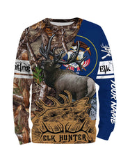 Load image into Gallery viewer, Utah Elk Hunting Customize Name 3D All Over Printed Shirts Personalized Gift TATS122
