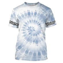 Load image into Gallery viewer, Custom spiral tie dye Long sleeve performance Fishing Shirts, Fishing gifts for Fishing lovers IPHW3585