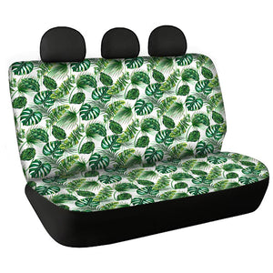 Monstera leaf Bench Seat Covers, Tropical Plants Monstera leaves Car Accessories - IPHW1007