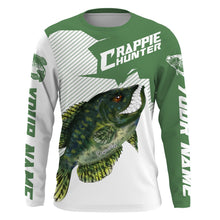 Load image into Gallery viewer, Angry Crappie Custom Long sleeve performance Fishing Shirts, Crappie hunter Fishing jerseys IPHW3328