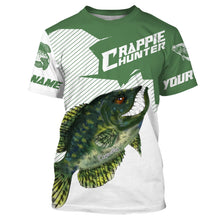 Load image into Gallery viewer, Angry Crappie Custom Long sleeve performance Fishing Shirts, Crappie hunter Fishing jerseys IPHW3328
