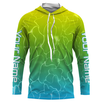 Mahi Mahi Fish skin Custom Long sleeve performance Fishing shirts, Mahi Mahi Fishing jerseys IPHW3040