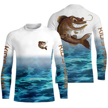 Load image into Gallery viewer, Custom Angry Catfish Tournament Long Sleeve Fishing Shirts, Catfish Performance Fishing Jerseys IPHW4794