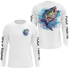 Load image into Gallery viewer, Personalized Bass Tournament Fishing Shirts, Bass Long Sleeve Fishing Jerseys IPHW4772