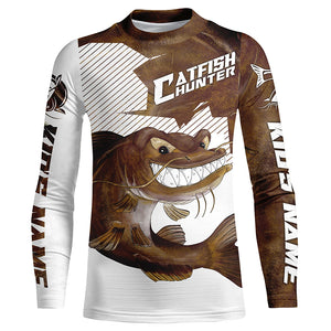 Catfish Hunter Custom Catfish Fishing Shirts, Personalized Catfish Fishing Apparel For Men, Women IPHW4254