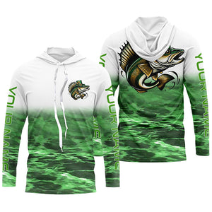 Custom St Patrick'S Day Walleye Long Sleeve Fishing Shirts, St Patty'S Day Walleye Fishing Jerseys IPHW5835