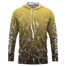 Load image into Gallery viewer, Walleye Fish skin Custom Long sleeve performance Fishing shirts, Walleye Fishing jerseys IPHW3053