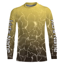 Load image into Gallery viewer, Walleye Fish skin Custom Long sleeve performance Fishing shirts, Walleye Fishing jerseys IPHW3053