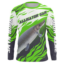 Load image into Gallery viewer, Alligator Gar Master Custom Uv Long Sleeve Fishing Shirt, Gar Tournament Fishing Shirt IPHW3927