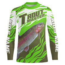 Load image into Gallery viewer, Trout Master Rainbow Trout Custom Long Sleeve Performance Fishing Shirts For Men And Women IPHW3928