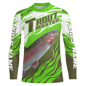 Trout Master Rainbow Trout Custom Long Sleeve Performance Fishing Shirts For Men And Women IPHW3928