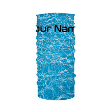 Load image into Gallery viewer, Blue ripped water camo Custom Long Sleeve performance Fishing Shirts UV Protection IPHW1550