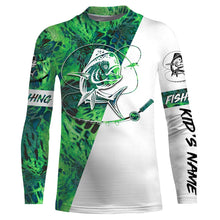 Load image into Gallery viewer, Mahi Mahi (Dorado) Fishing tattoo Mahi Camo Custom name All over print shirts Personalized Fishing gift for men, women and kid - IPH1351