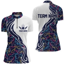 Load image into Gallery viewer, Custom Bowling Shirts For Women, Personalized Bowling Team Jerseys IPHW4494