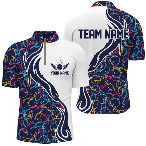 Custom Bowling Shirts For Men And Women, Personalized Bowling Team Jerseys IPHW4494