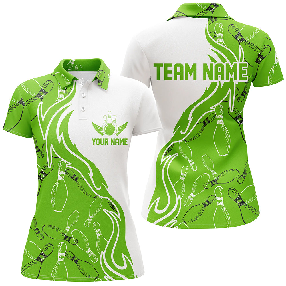 Custom Bowling Shirts For Women, Personalized Bowling Team Jerseys IPHW4495