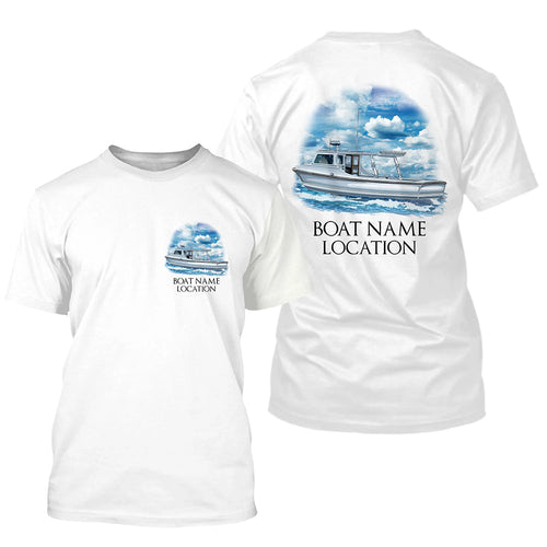 Custom Fishing Boat Name Long Sleeve Fishing Shirts, Personalized Fisher Boats Shirt IPHW5097