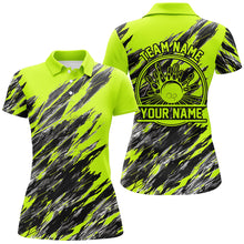 Load image into Gallery viewer, Personalized Bowling Shirts For Women, Bowling Balls And Pins Bowling Team Shirts | Green IPHW4507