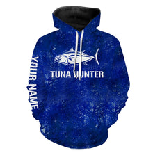 Load image into Gallery viewer, Tuna Fishing Hunter Custom name All over print shirts - personalized fishing gift for men, women and kid - IPH1294