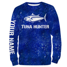 Load image into Gallery viewer, Tuna Fishing Hunter Custom name All over print shirts - personalized fishing gift for men, women and kid - IPH1294