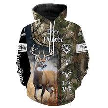 Load image into Gallery viewer, Personalized Deer Hunter Full Printing Shirts Big Game Hunting Camo Deer Shirt For Men And Women IPHW5449