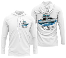 Load image into Gallery viewer, Custom Fishing Boat name Long sleeve Fishing Shirts, Personalized fisher boats shirt IPHW3621