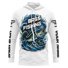 Load image into Gallery viewer, Custom Largremouth Bass Long Sleeve Tournament Fishing Shirts, Uv Protection Bass Fishing Shirt IPHW5937