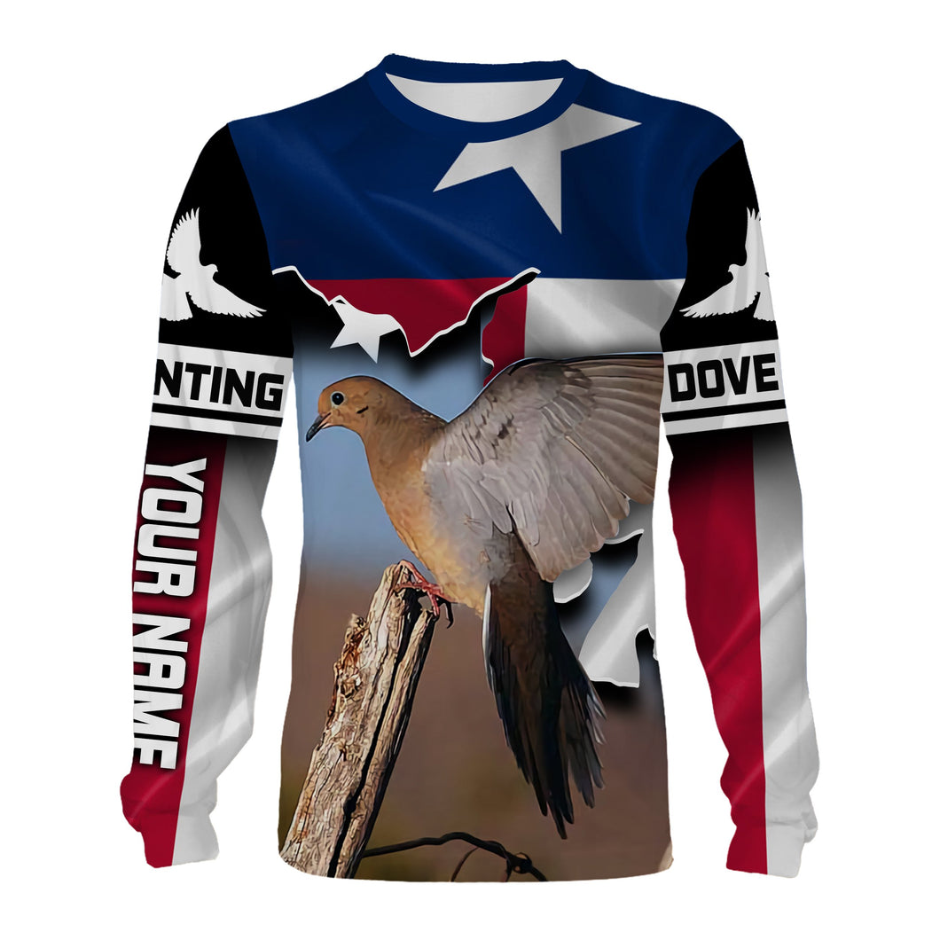 Personalized Dove Hunting Shirt Texas Shirt Custom All over print Shirt for bird hunting lovers - iPH2095