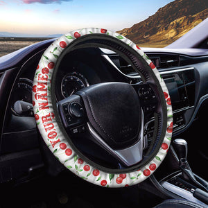 Classic Cherry Custom Steering Wheel Cover , red cherries Car Accessories  - IPHW1015