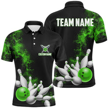 Load image into Gallery viewer, Custom Name Unisex Strike Bowling Team Shirts For Men And Women, Bowlers Outfit | Kelly Green IPHW6015