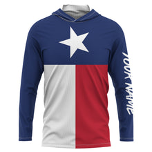 Load image into Gallery viewer, Texas Shirts Texas Flag Custom UV Long Sleeve Performance Shirts - Personalized Texas Clothing - IPHW733