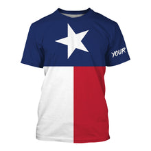 Load image into Gallery viewer, Texas Shirts Texas Flag Custom UV Long Sleeve Performance Shirts - Personalized Texas Clothing - IPHW733