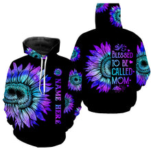 Load image into Gallery viewer, Galaxy Sunflower Mom Custom All over print shirts gifts for Mom on Mother&#39;s day, Birthday - IPHW966