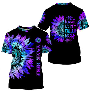 Galaxy Sunflower Mom Custom All over print shirts gifts for Mom on Mother's day, Birthday - IPHW966