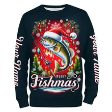 Load image into Gallery viewer, Personalized Walleye Christmas Fishing Shirts For Fisherman Fishing Gifts IPHW5558