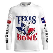 Load image into Gallery viewer, Texas Cow Skull Texas Flag Custom All over print Shirts, Personalized Texas Shirts - IPHW1042