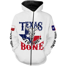 Load image into Gallery viewer, Texas Cow Skull Texas Flag Custom All over print Shirts, Personalized Texas Shirts - IPHW1042