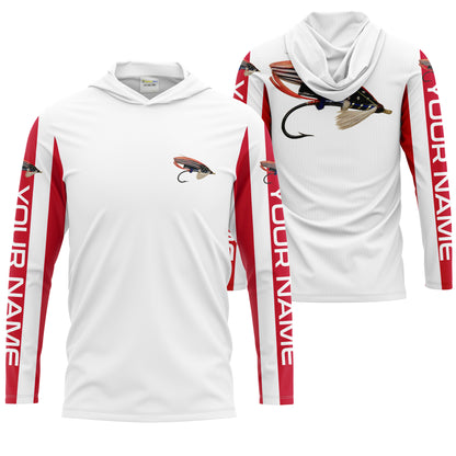 American Flag Fishing lure Patriotic Custom Fly Fishing Shirts | personalized Fishing gifts IPHW1296