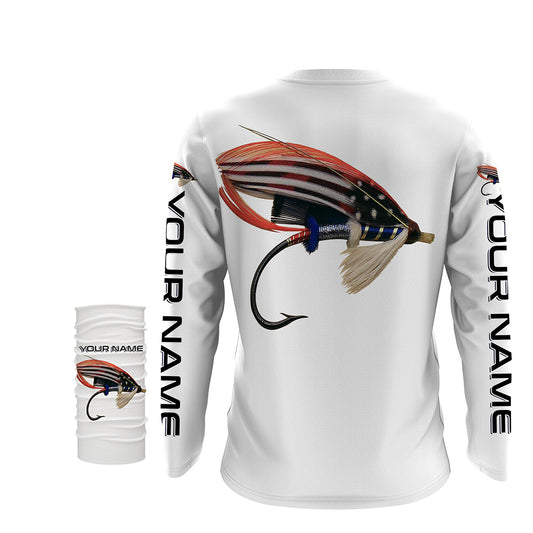 American Flag Fishing lure Custom Patriotic Fly Fishing Shirts Fishing gifts apparel - IPHW1297