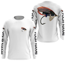 Load image into Gallery viewer, American Flag Fishing lure Custom Patriotic Fly Fishing Shirts | personalized Fishing gifts Fishing apparel - IPHW1297