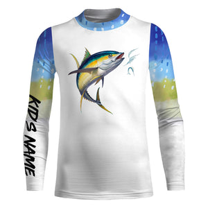 Tuna Fishing 3D All Over print shirts personalized fishing apparel for Adult and kid NQS578