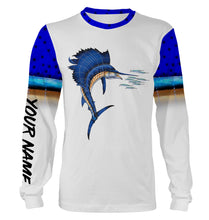 Load image into Gallery viewer, Sailfish Fishing 3D All Over print shirts personalized fishing apparel for Adult and kid NQS579